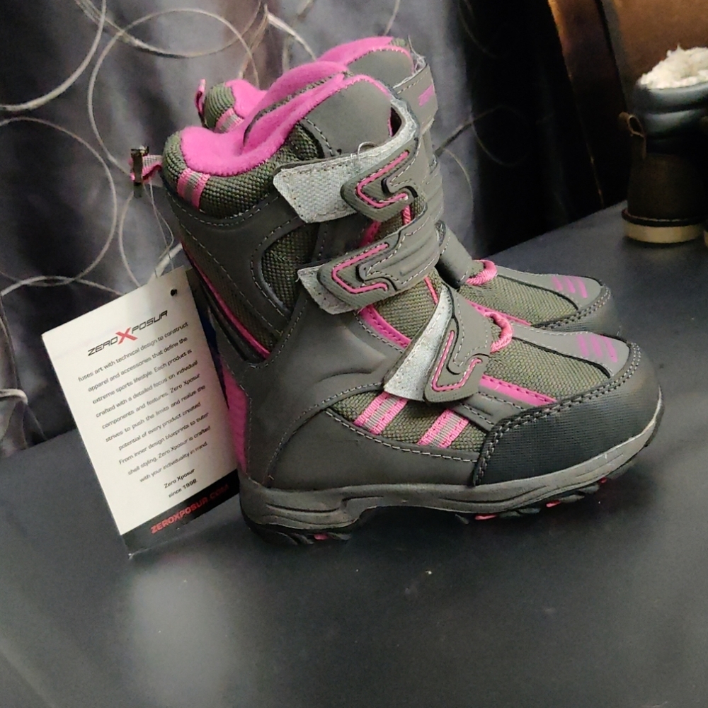 Toddler girl snow boots